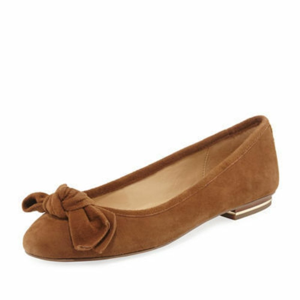 Michael Kors Willa Suede Ballerina Flat 5.5